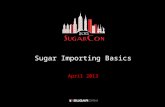 SugarCon 2013- Tips and Best Practices: Sugar importing basics