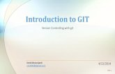 simple Introduction to git