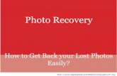 Photo recovery