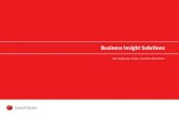 Business Insight Solutions - Capabilities