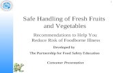Safe handling fruit and veggies