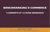 Benchmarking e-commerce en 3 concepts et 12 sites marchands