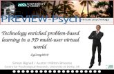 Psychology learning and teaching in virtual worlds: the PREVIEW-Psych project