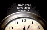 I Need Thee Evry Hour