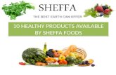 Protein Rich Products of Sheffa foods for Vegans