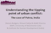 Understanding the Tipping Point of Urban Conflict: Patna