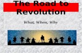 US HIST - Road to Revolution