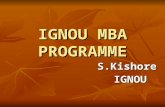 Ignou mba admission 2014 for employed and Professionals including software professionals