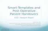 Informatics Tools and Patient Handovers