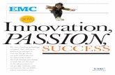EMC Innovation, PASSION, SUCCESS