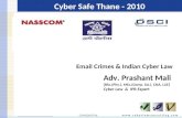 Email crimes and Cyber Law-Nasscom Cyber safe 2010