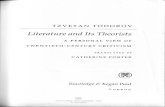 Todorov - Literature and Its Theorists