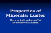 Mineral Luster and Transparency