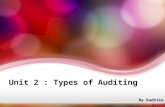 Unit 2 Types of Auditing