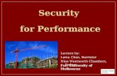 Security for Performance