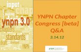 Chapter congress Q&A   3.14.12