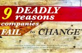 9 Deadly Reasons Why Companies Fail to Change - George Tsakraklides