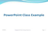 Power Point Class Example