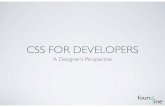 CSS for Developers