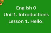 Unit1 lesson1 hello