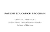 Patient Education Program