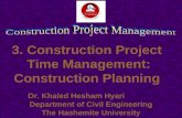 3. construction planning. construction project management