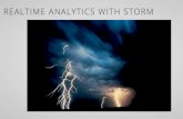 Realtime Analytics with Storm