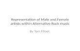Female and Male representation in bands