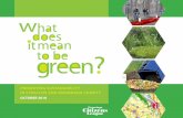 Being Green as Way to Stop Urban Sprawl