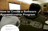 How to Create a Software Apprenticeship Program