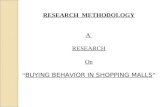 Research Report On Consumer Buying Behavior In Shopping Mall