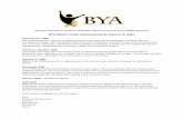 History of BYA