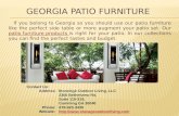 Georgia Patio Furniture