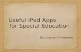 Useful iPad Apps for Special Education