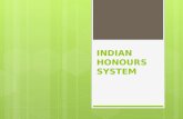 Indian honour System