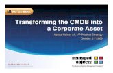 CMDB as a Corporate Asset