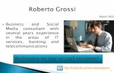 Roberto Grossi Visual Resume March 2011