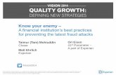 Vision 2014: Know Your Enemy - a financial institution’s best practices for preventing the latest fraud attacks