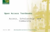 Open Textbooks and USF