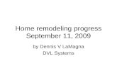 Home Remodeling Progress 091109