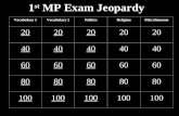 1st mp exam jeopardy 2