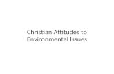 Christian attitudes to environmental issues