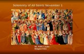 Solemnity Of  All  Saints
