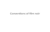 Conventions of film noir