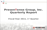 Fiscal Year 2011 first quarterly report