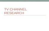 Tv channel research