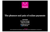 The pleasure and pain of online payments 19.11.2013