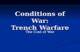 Conditions Of War   Trench Warfare
