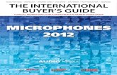 Audio media microphone guide 2012