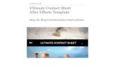 Ultimate Contact Sheet After Effects template Customization Tutorial